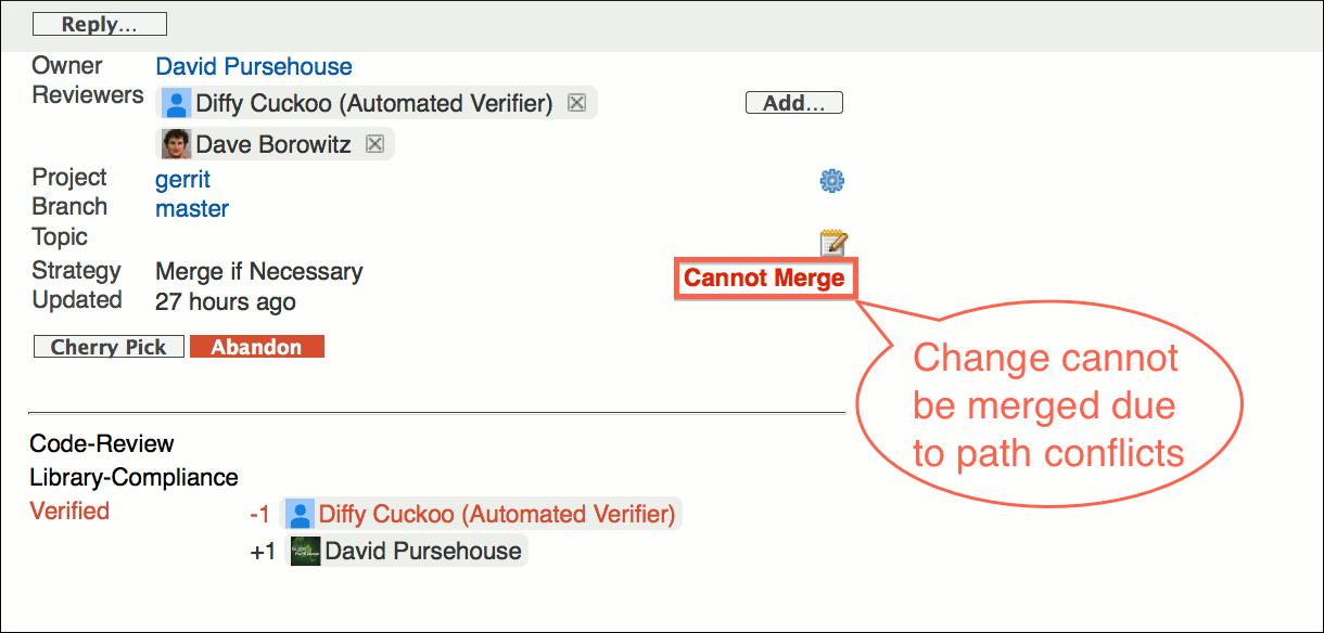 /opendev/gerrit/raw/commit/072794767b0a1811f08e3f035e90a8c20f0cf634/Documentation/images/user-review-ui-change-screen-change-info-cannot-merge.png