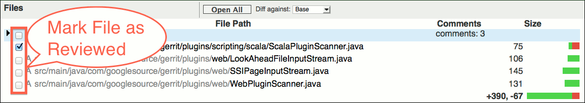 /opendev/gerrit/raw/commit/072794767b0a1811f08e3f035e90a8c20f0cf634/Documentation/images/user-review-ui-change-screen-file-list-mark-as-reviewed.png
