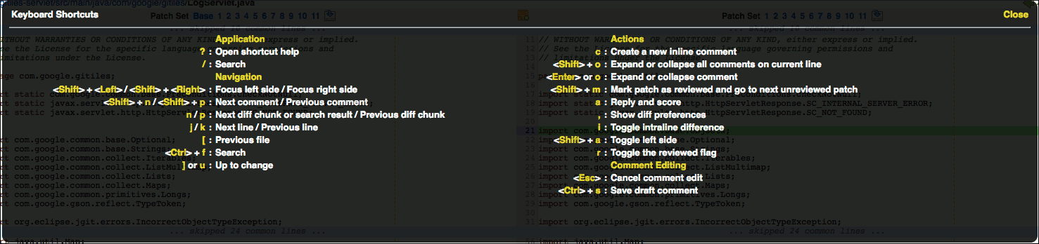 /opendev/gerrit/raw/commit/072794767b0a1811f08e3f035e90a8c20f0cf634/Documentation/images/user-review-ui-side-by-side-diff-screen-keyboard-shortcuts.png