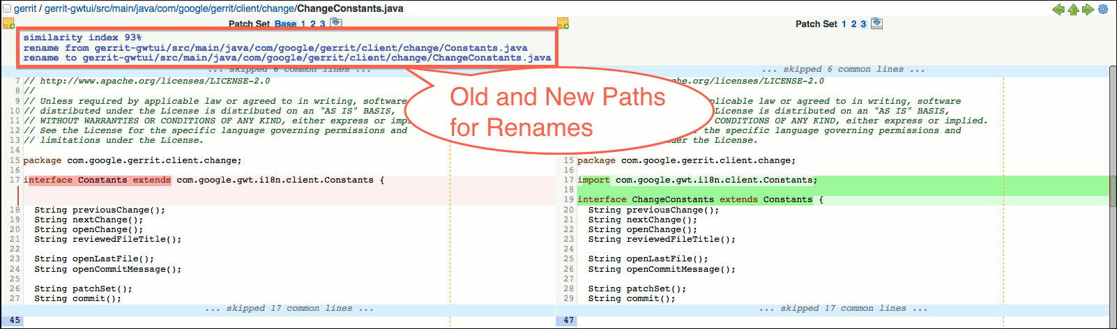 /opendev/gerrit/raw/commit/072794767b0a1811f08e3f035e90a8c20f0cf634/Documentation/images/user-review-ui-side-by-side-diff-screen-rename.png
