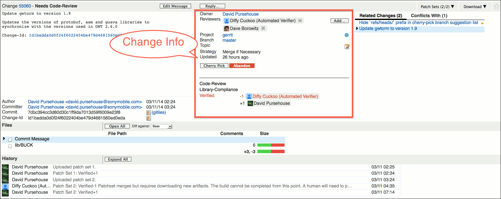 /opendev/gerrit/raw/commit/bd19d9a38072c51d3c5367b151370e8890403e01/Documentation/images/user-review-ui-change-screen-change-info.png