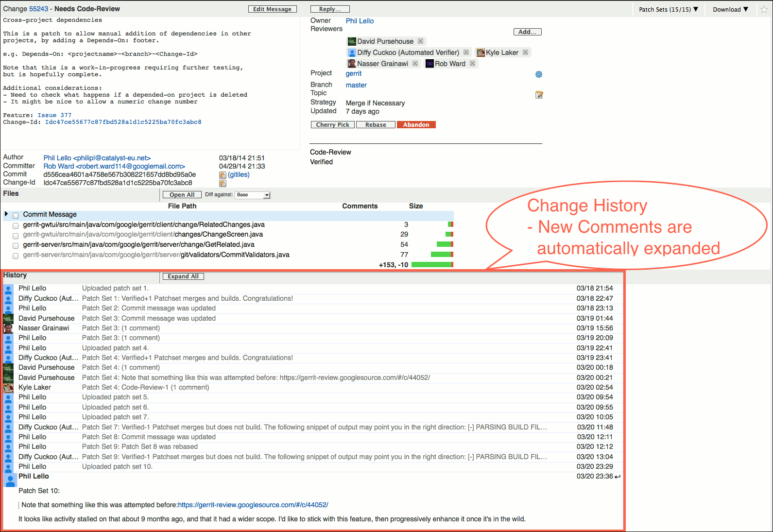 /opendev/gerrit/raw/commit/bd19d9a38072c51d3c5367b151370e8890403e01/Documentation/images/user-review-ui-change-screen-history.png