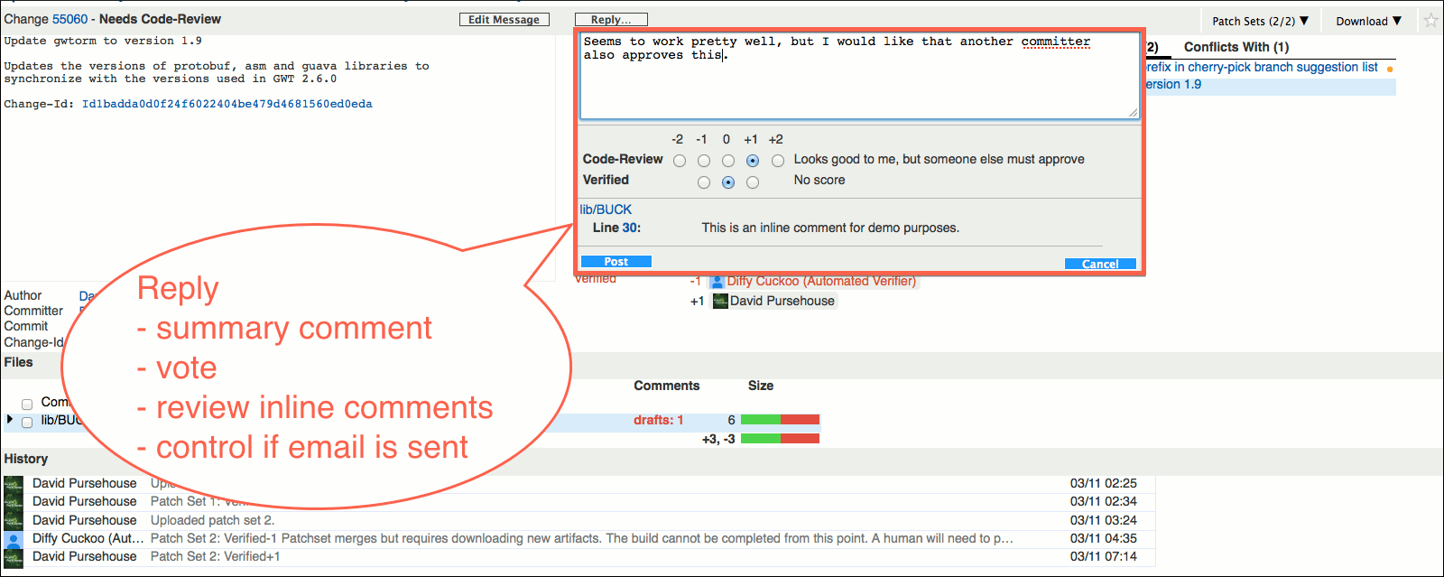/opendev/gerrit/raw/commit/bd19d9a38072c51d3c5367b151370e8890403e01/Documentation/images/user-review-ui-change-screen-replying.png