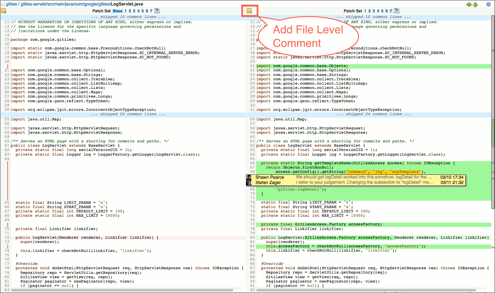 /opendev/gerrit/raw/commit/bd19d9a38072c51d3c5367b151370e8890403e01/Documentation/images/user-review-ui-side-by-side-diff-screen-file-level-comment.png